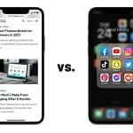 blog vs socials